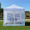 Impact Canopy Breeze Wall Kit - Zippered Mesh Sidewalls for 10 FT x 10 FT  Pop-Up Tent Canopy, White 033150001